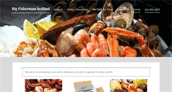 Desktop Screenshot of bigfishermanseafood.com